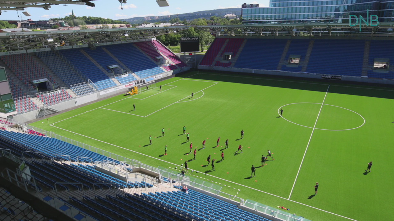 Adam Larsen Kwarasey før kampen mot RBK